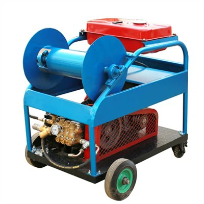 Limpiador de tuberías de alcantarillado con motor de gasolina de 24 CV