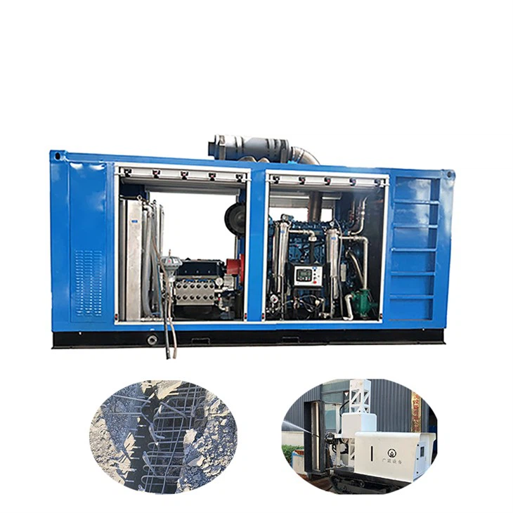 22000PSI Sistema de demolición de concreto hidroeléctrico 2000PSI