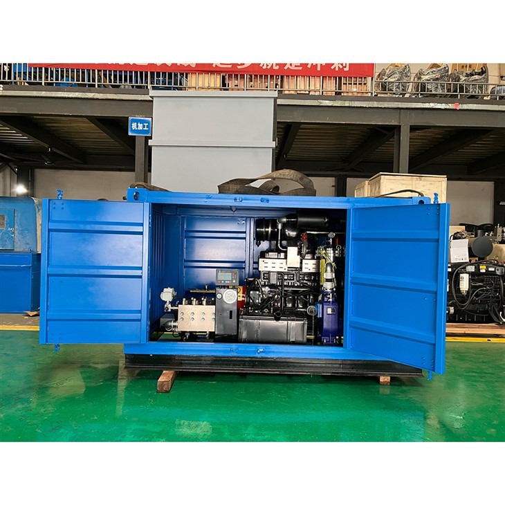 Equipo de pilotaje de orificios-piloto de chorro de agua de 220 l/min y 240 bar