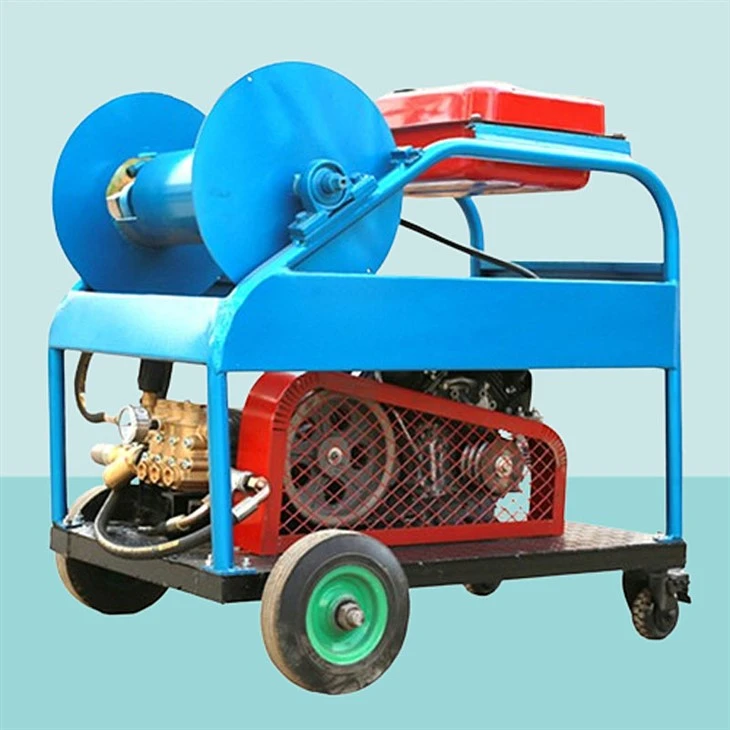 Máquina de limpieza de alcantarillado con chorro de agua a alta presión