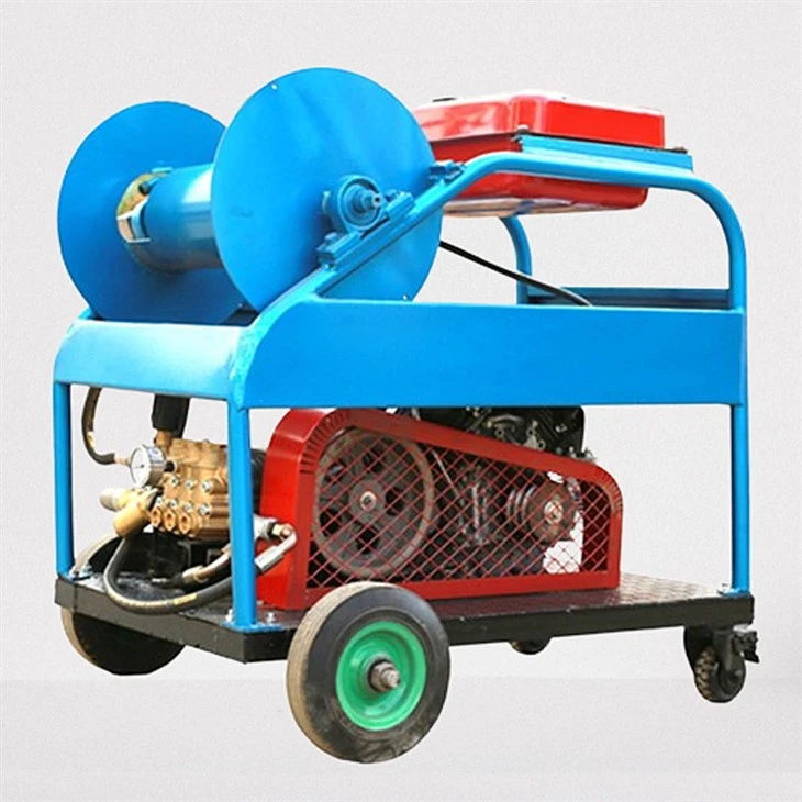 Máquina de limpieza por chorro de alcantarillado