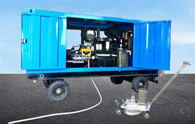 Máquina de chorro hidráulico para eliminación de óxido 2500bar