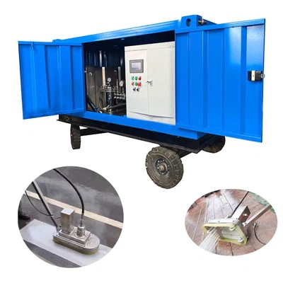 Máquina de chorro de agua para desbaste de hormigón