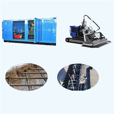 Sistema de demolición de hormigón de puente inteligente hidráulico