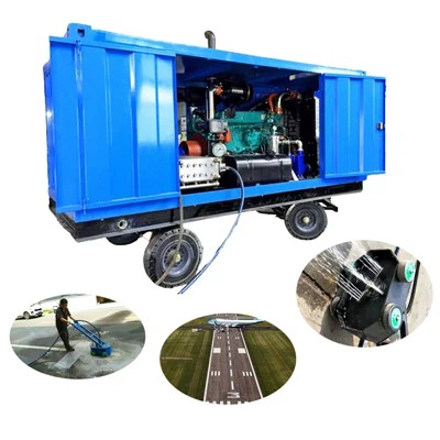 Equipos de chorro de alta presión para eliminación de marcas viales