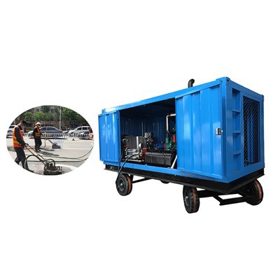 Máquina de hidrojet para eliminación de marcas viales
